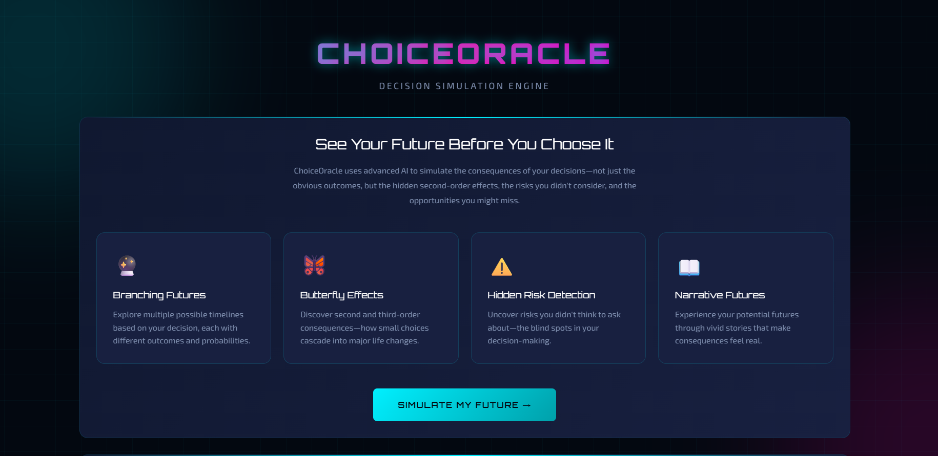 ChoiceOracle App Screenshot